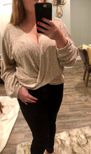 Load image into Gallery viewer, Taupe Puff Sleeve Top
