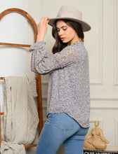 Load image into Gallery viewer, Smocked Lilac Floral Top
