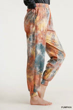Load image into Gallery viewer, Pumpkin Tie Dye Joggers
