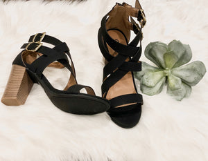 Black Strappy Sandal