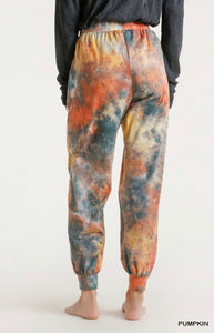 Pumpkin Tie Dye Joggers