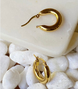 Sienna Huggie Hoop Earrings